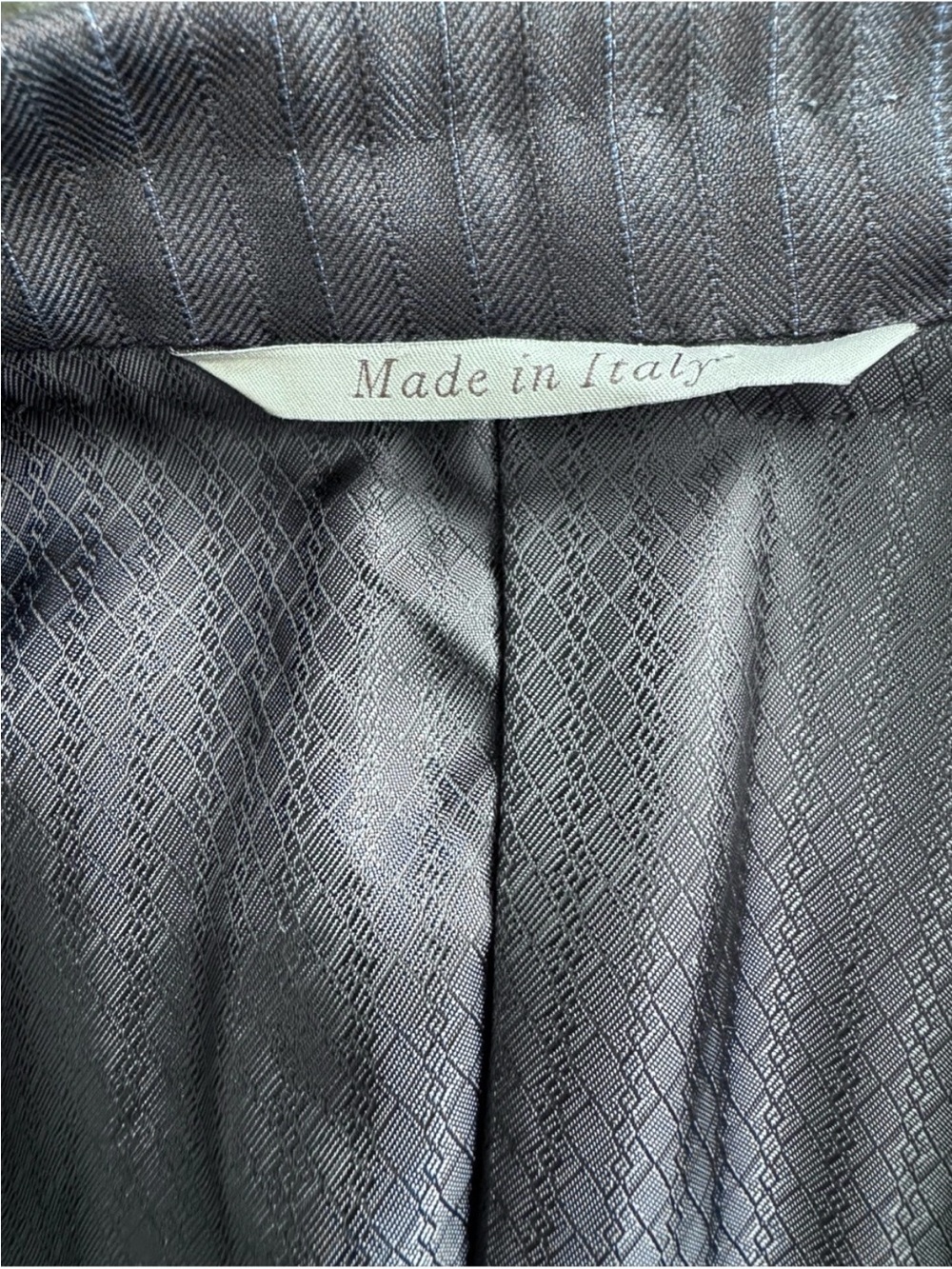 Canali Exclusive Super 150s Wool Blazer 44R Dark Blue Pinstripe Made in Italy - Picture 5 of 8